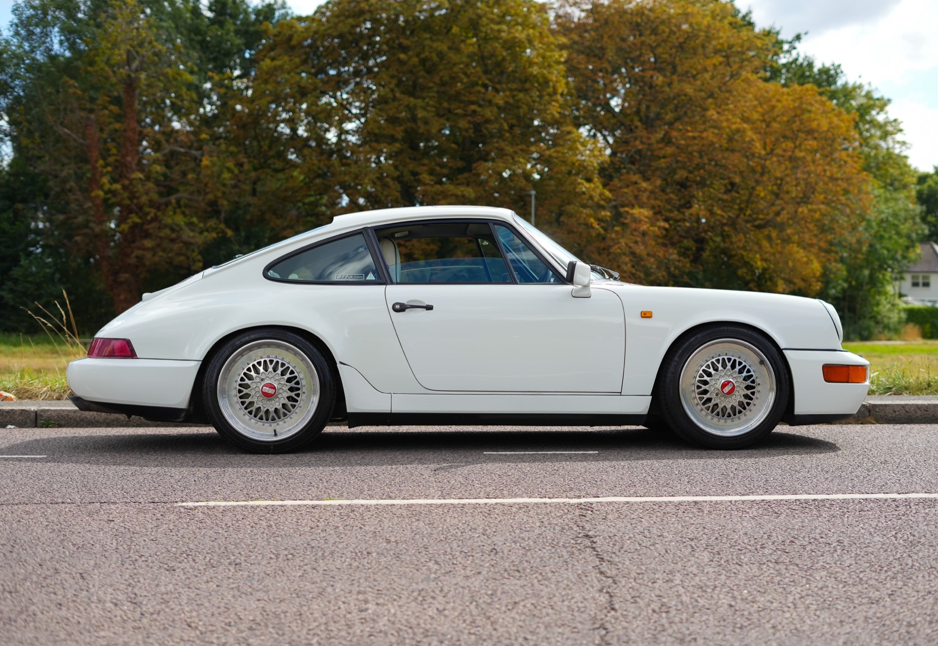 Classic Porsche 911 Carrera 4 three-quarter view