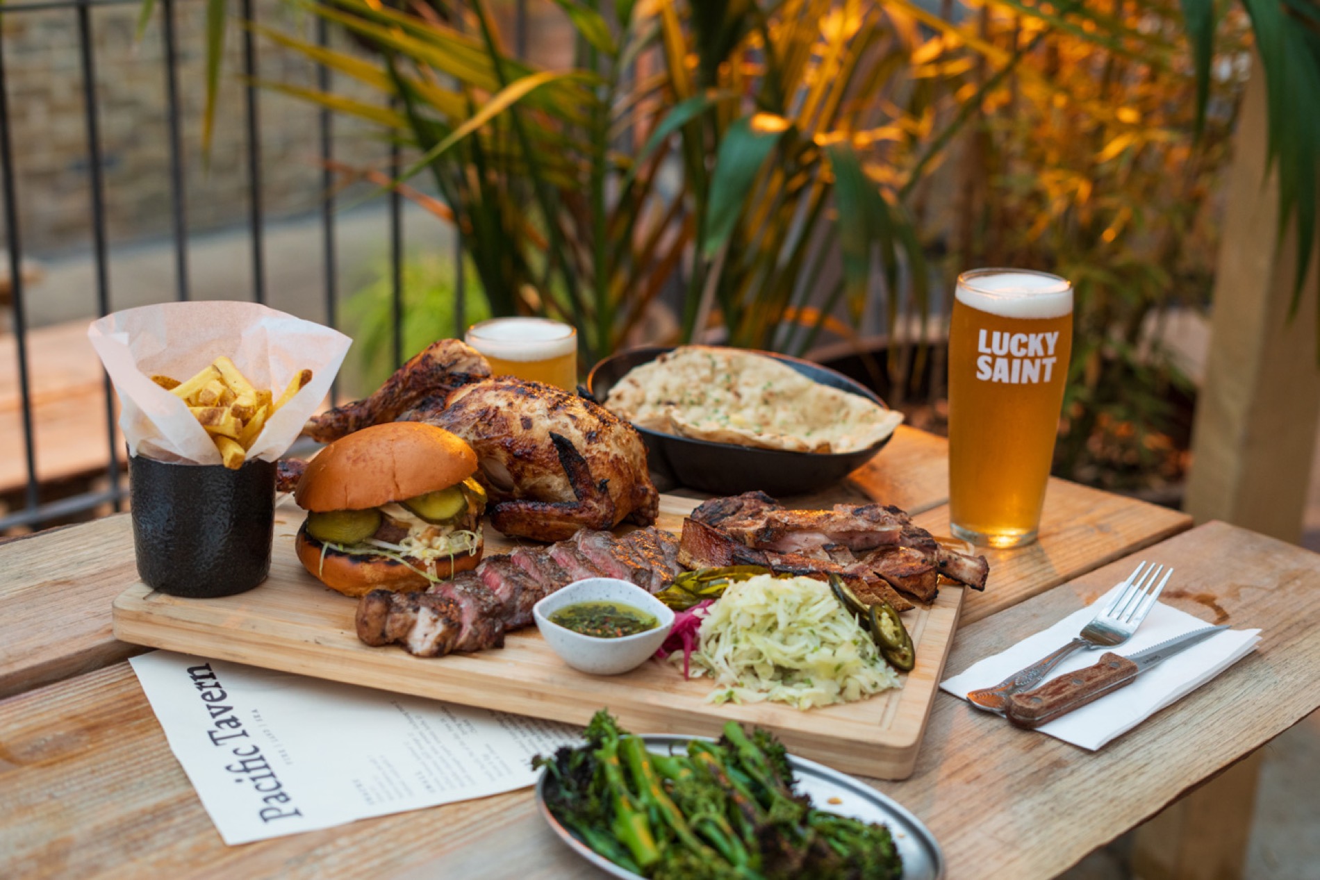 Pacific Tavern table setting